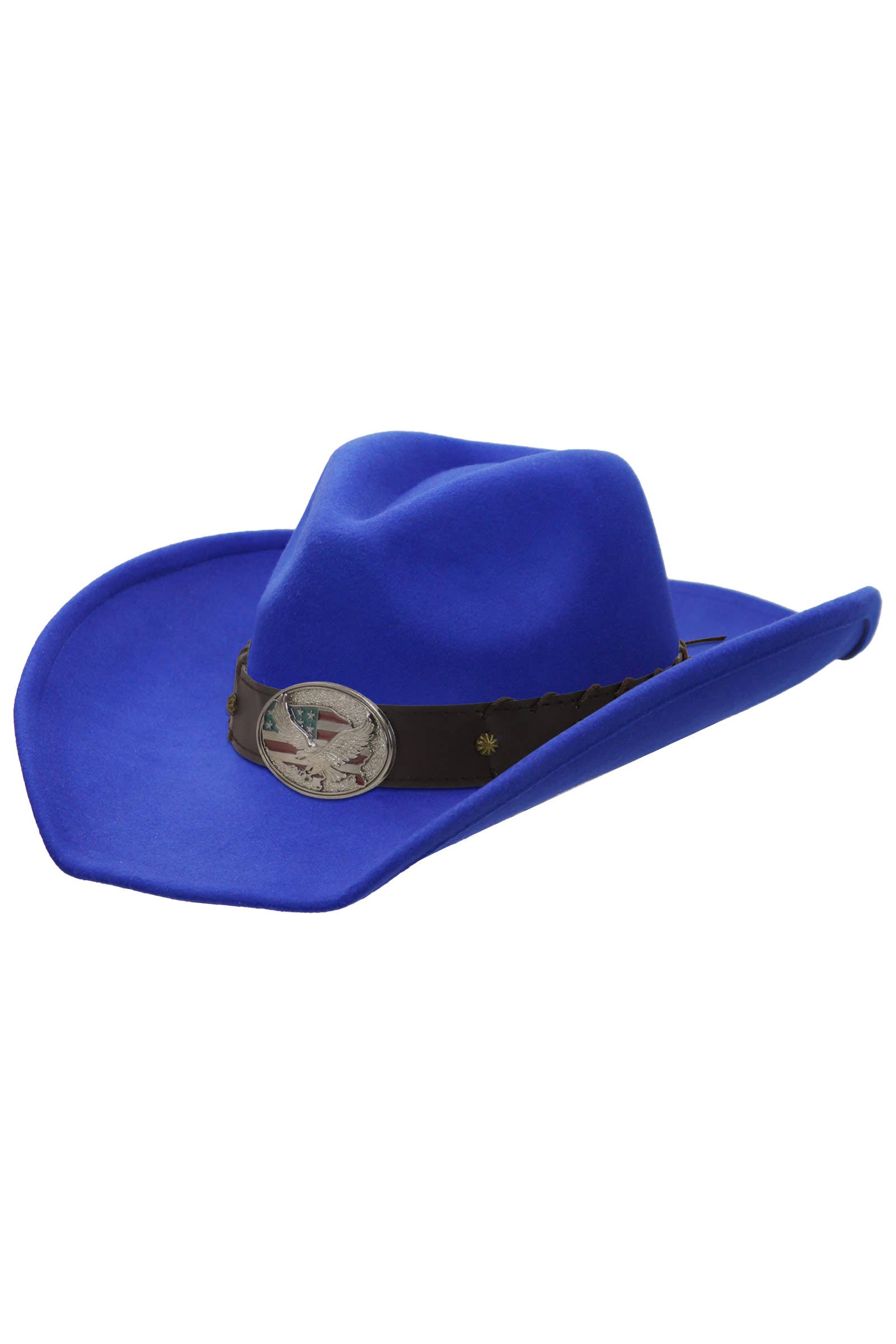 Cap Zone – wholesale Cowboy hat – Unisex – American Eagle Studded Belt Felt Cowboy Hat22