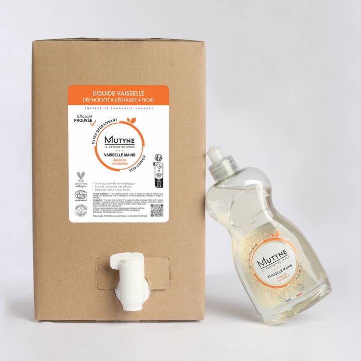 Eco-refill Washing-up Liquid Mandarin Zest 10L for wholesale by Mutyne