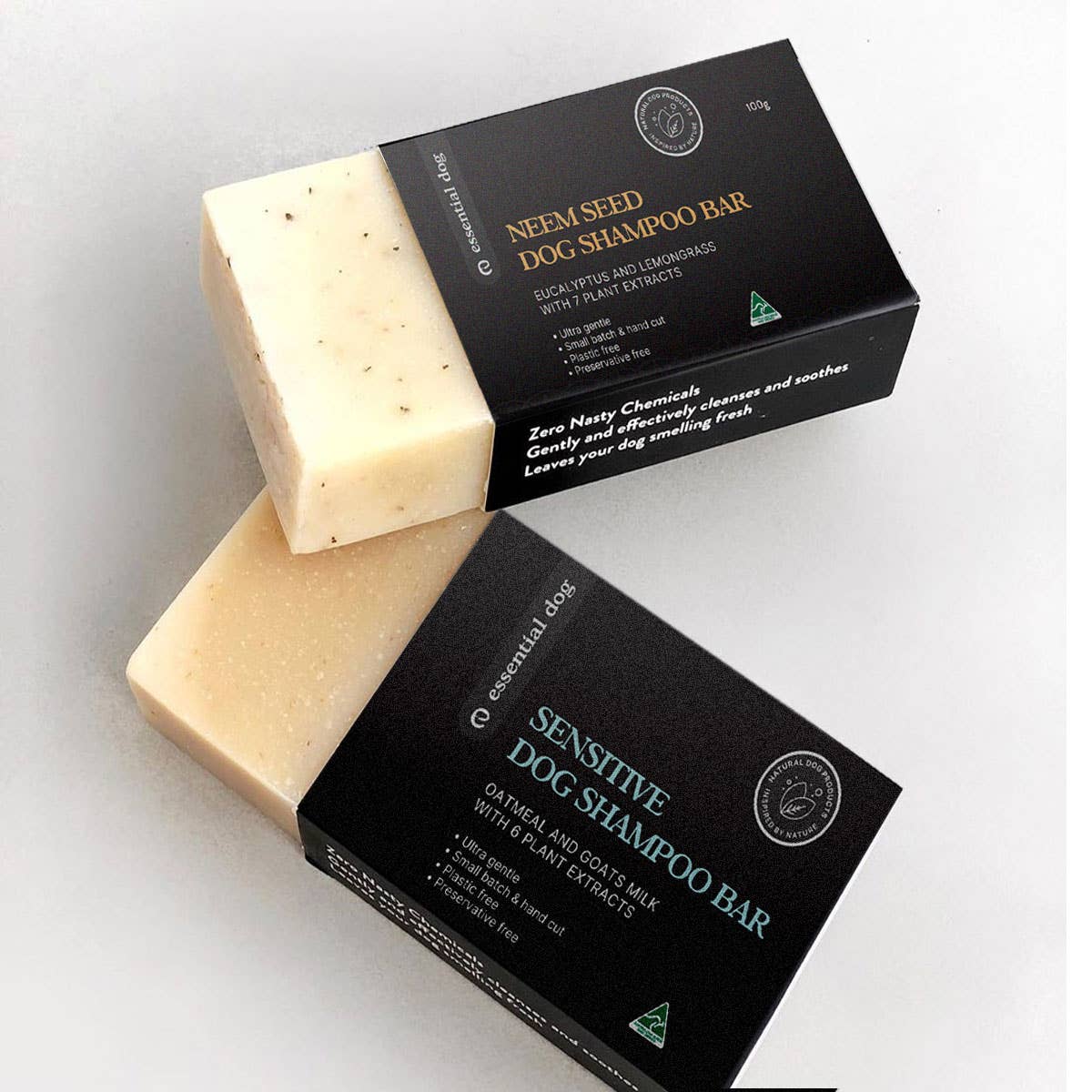 Essential Dog - Wholesale Pet Shampoo - Dog - Sensitive Dog Shampoo Bar Oatmeal & 6 plant extracts2