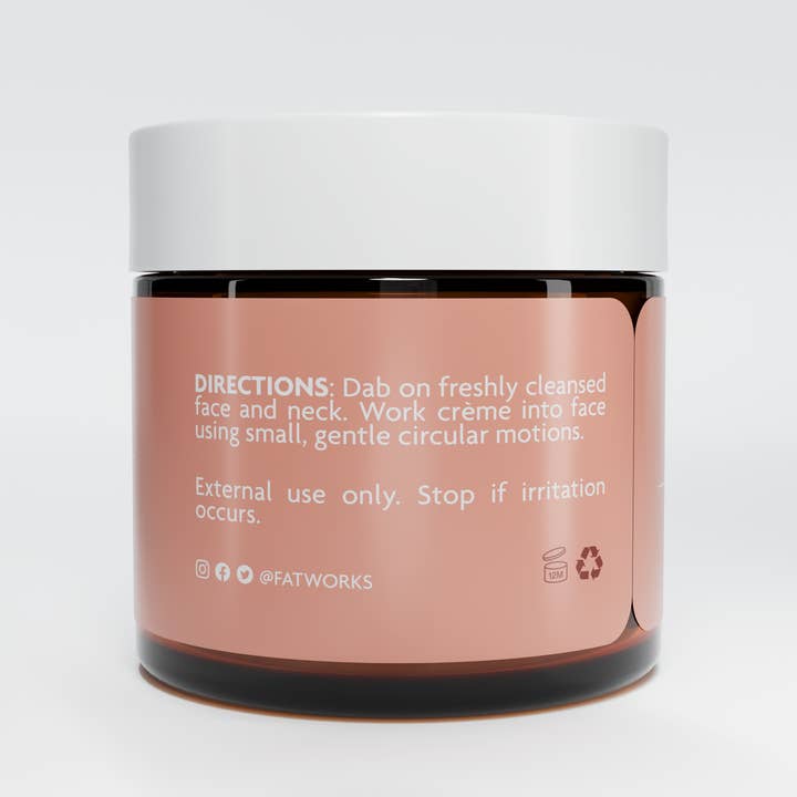 Fatworks - Wholesale Facial Moisturizer - Face Time-Tallow Based Face Crème (1 oz)2