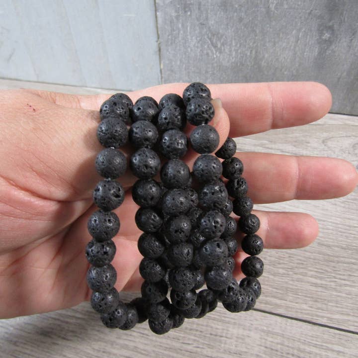 Keystone Crystals - Wholesale Beaded Bracelet - 8mm Gemstone Round Beaded Bracelets – Assorted Crystals