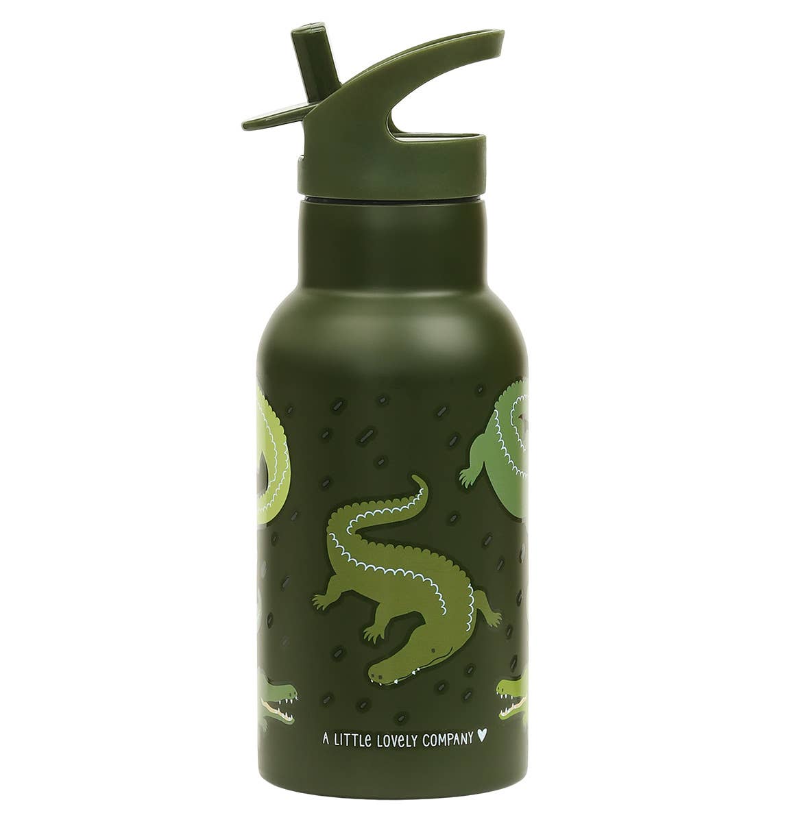 A Little Lovely Company – wholesale Water bottle – Kids stainless steel drink/ water bottle: Crocodiles2