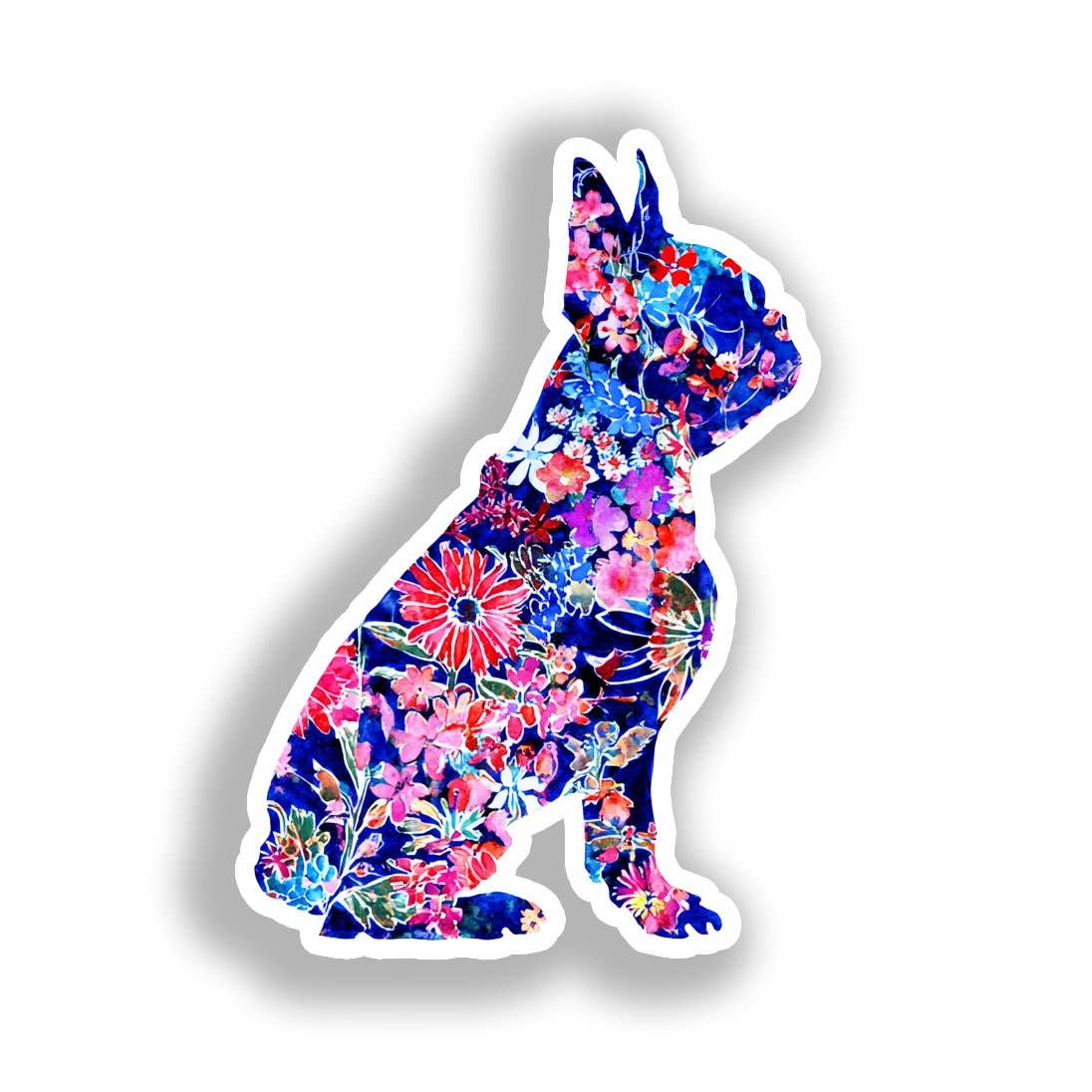Yoonek Graphics - Vente Autocollant - Autocollant Décalcomanie Chien Boston Terrier # A0190050