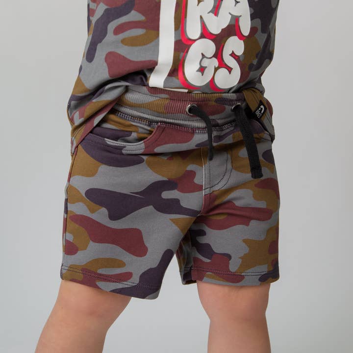 Kids Shorts - Camo for wholesale by RAGS