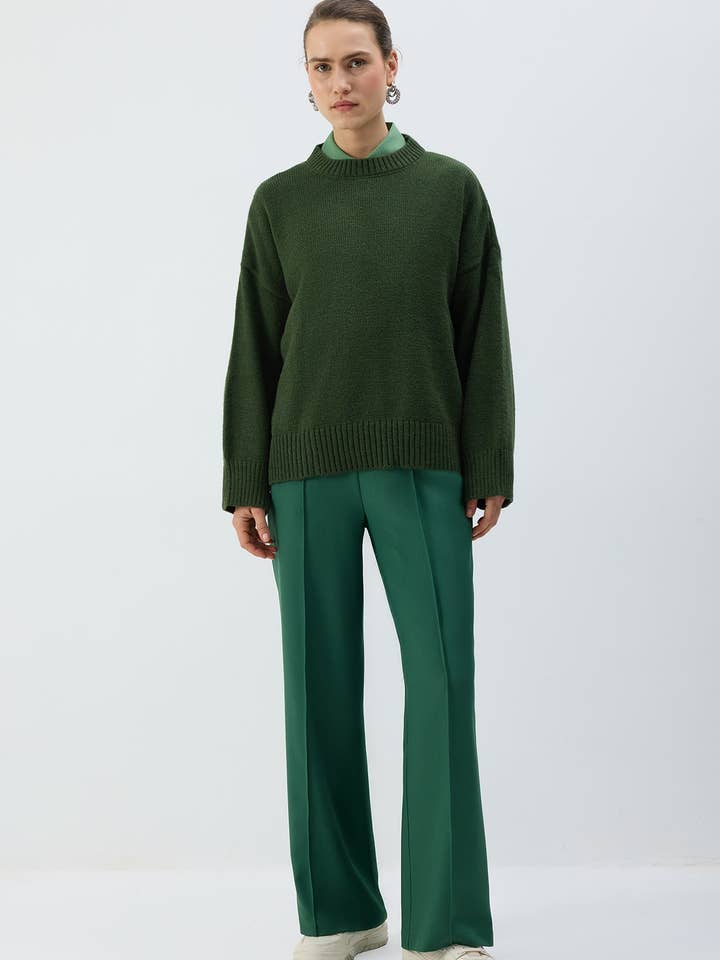 PANTALONES PLISADOS CON CINTURA ELÁSTICA para venta al por mayor de Touché Privé