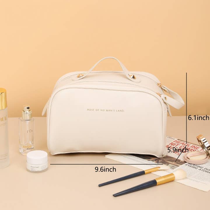 Wholesalesir - Wholesale Toiletry Bag - Women's - Double Layer Zipper Large Capacity Waterproof Toiletry Bag0