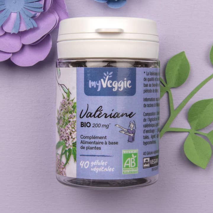 MyVeggie Valerian BIO (confezione per pillole da 40 capsule) per la vendita all'ingrosso da parte di myVeggie