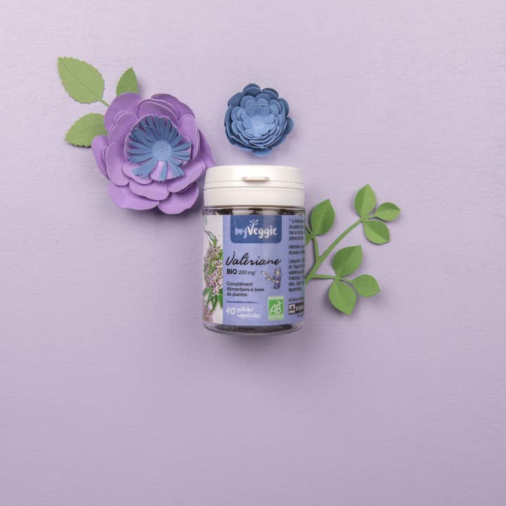 MyVeggie Valerian BIO (pilleæske 40 kapsler) for engroshandel hos myVeggie