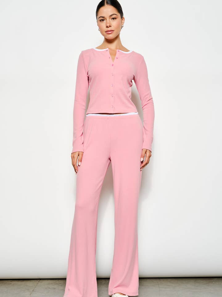 SUNNY RIBBED PANTS for wholesale by Pretty Garbage