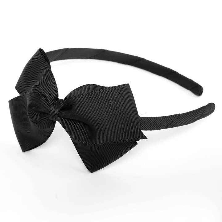 Großes schwarzes Haarband für den Großhandel von Verity Jones London