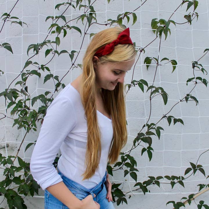 Das tapfere Michilein - Wholesale Fashion Headband - Women's - HEADBAND to tie - natural tones II1