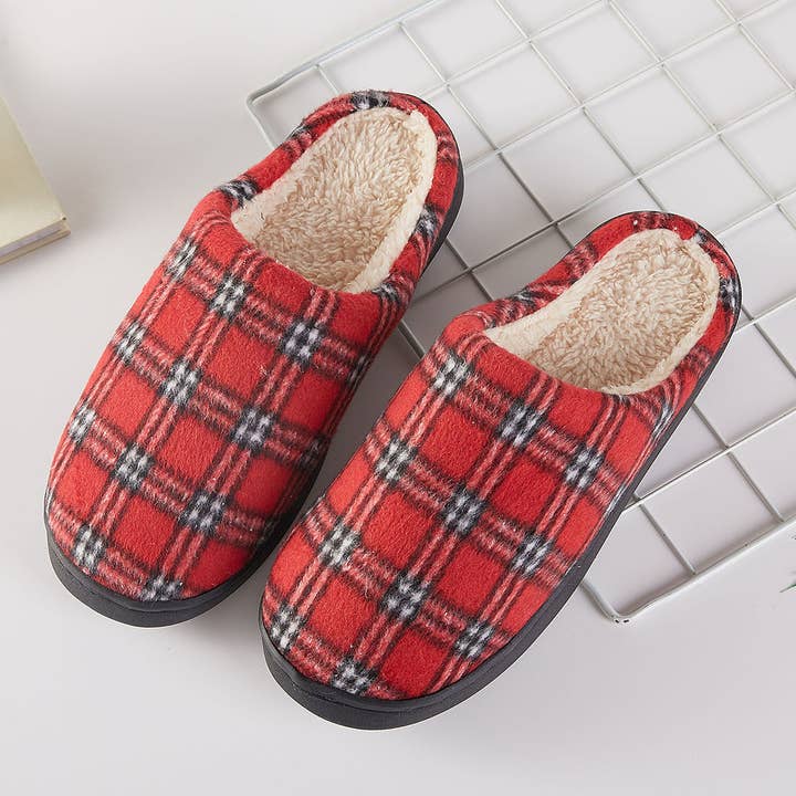 3AM BY H&D ACCESSORIES - Wholesale Slippers - Women's - Cozy Plaid Slippers9