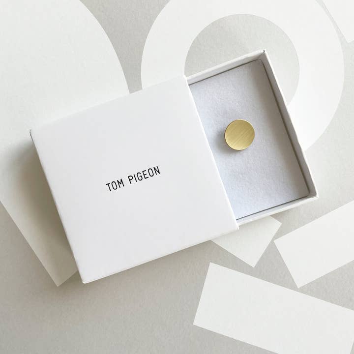 Boucles d'oreilles en disques empilés taille midi pour la vente par Tom Pigeon