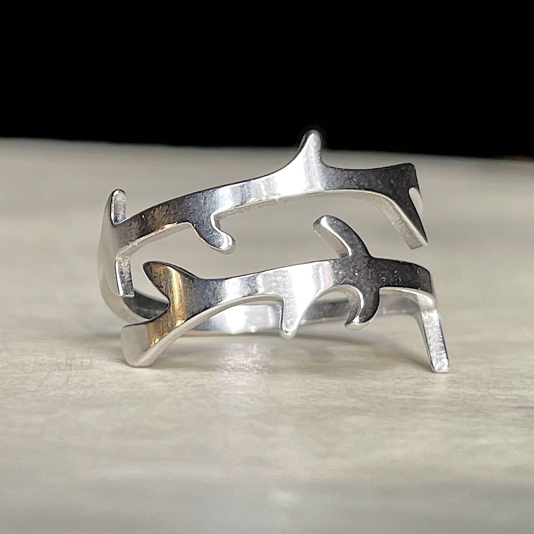 Blueyejewelry - Wholesale Band/Stacked Ring - Open Branch Ring - Tarnish-free Adjustable Tree Branch Ring 1