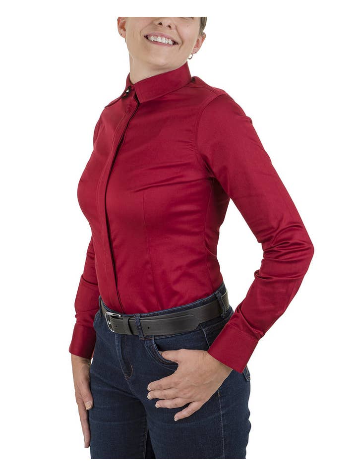 JPC Equestrian - Wholesale Button Down Shirt - Women's - TuffRider Ladies Americana Western Shirt7