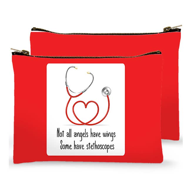 Zippered Bag - Not all angels have wings. Some have for wholesale by Mariasch Studios