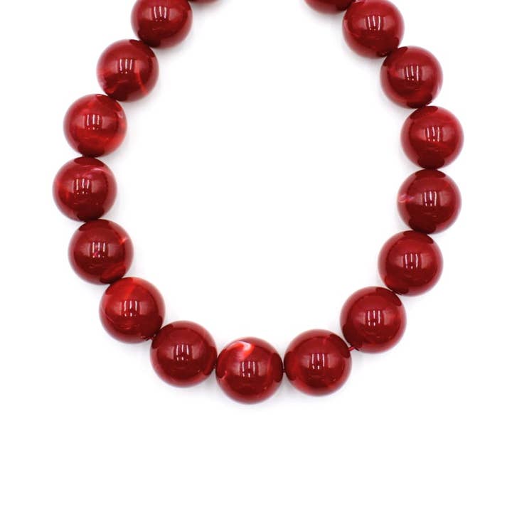 Reference Mode - Wholesale Beaded/Pearl Necklace - Resin bead necklace