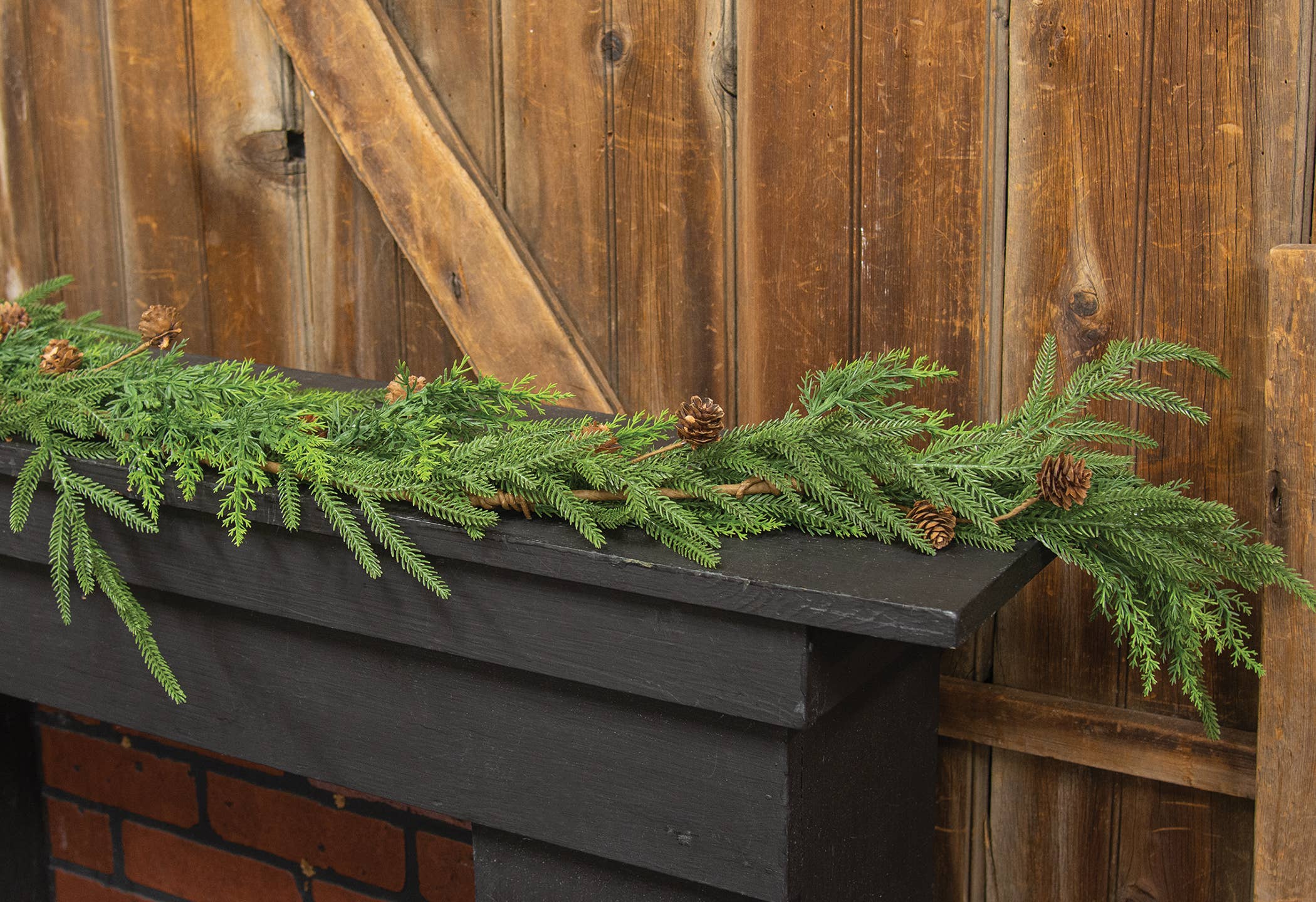 Saybrook Lane - Wholesale Bunting/Garland - Soft Needle Pine & Cones Garland - 5 Ft.1