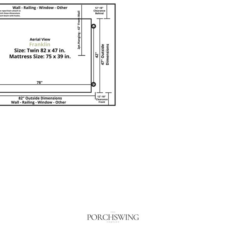The Porch Swing Company - Wholesale Swing Set - Keystone Amish Co. Franklin Red Cedar Pergola Swing Bed Set