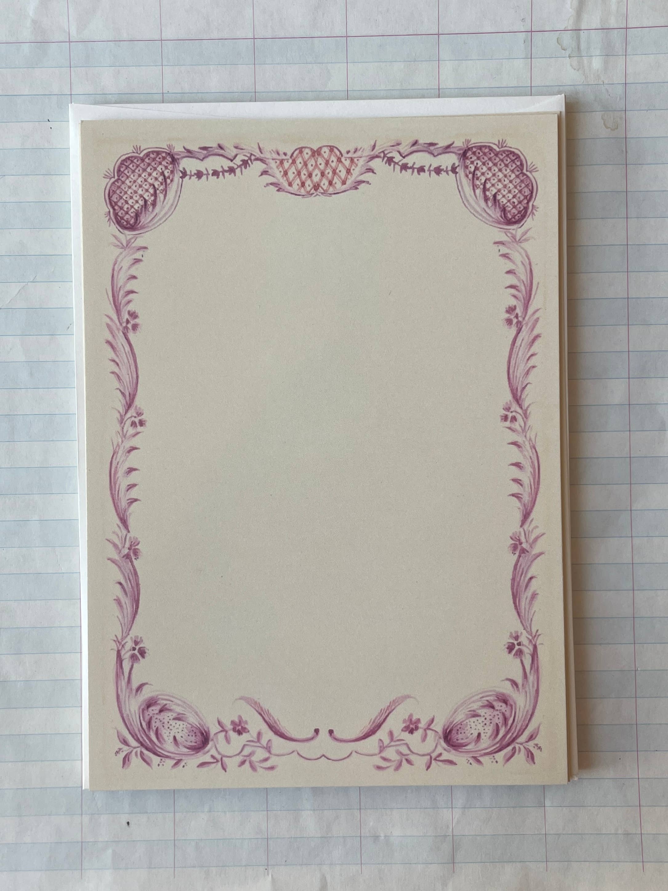 Parcel - Vente Assortiments de papeterie/cartes - Jeu de papeterie menu français I6