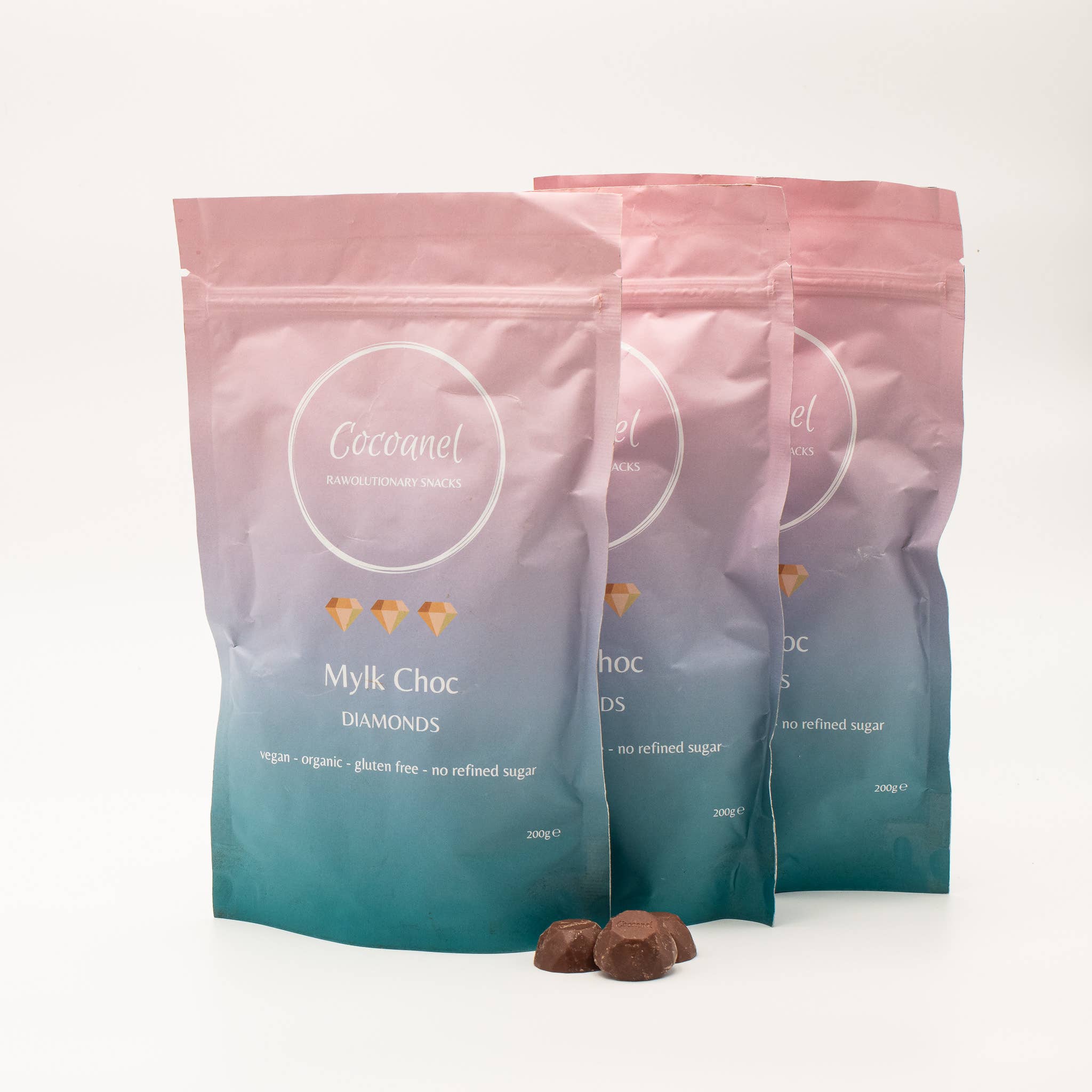 Cocoanel - Wholesale Chocolate - Mylk Choc Diamonds1