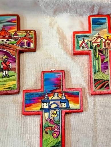 Escenas tradicionales de Popotillo (Straw) para venta al por mayor de Arara Enterprises