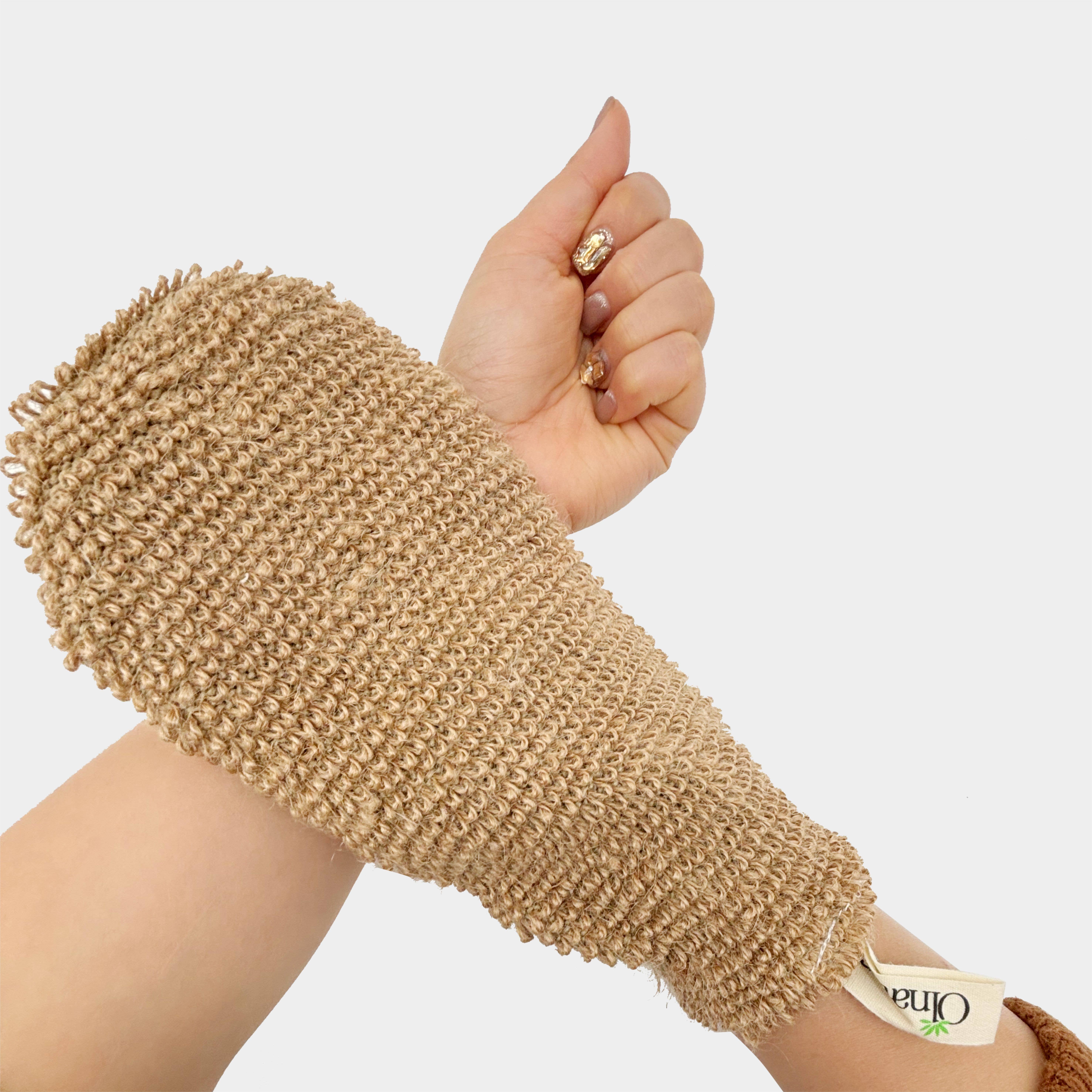 Max-Link Solutions Ltd - Vente Gants/moufle pour gommage - Gant exfoliant en chanvre Olnatur, gants exfoliants naturels3