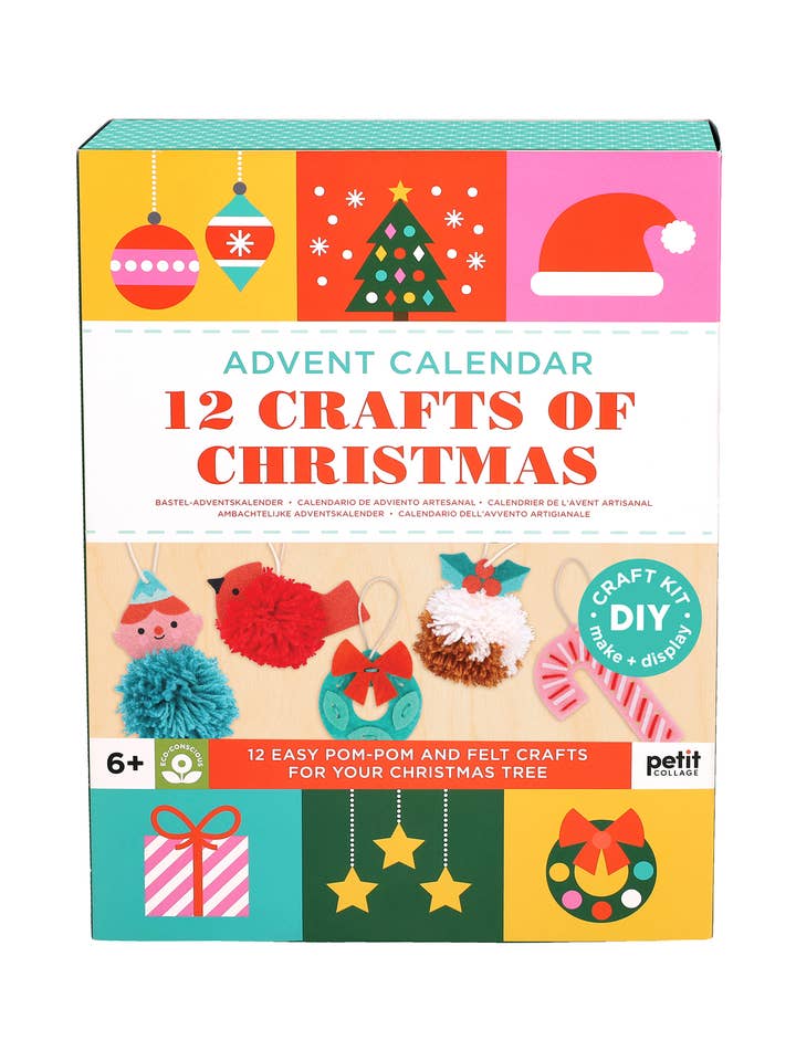 12 Crafts of Christmas Advent Calendar for wholesale by Chronicle Books