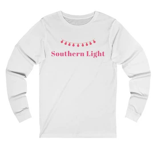 His or Hers Jersey Long Sleeve Tee for wholesale by Southern Light