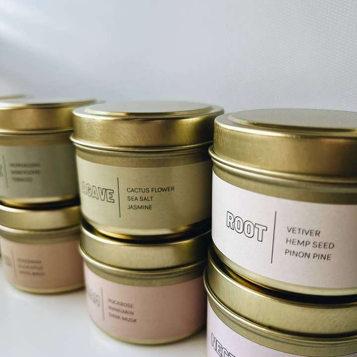 sea of roses - Wholesale Travel Candles - 4oz - core collection candles10