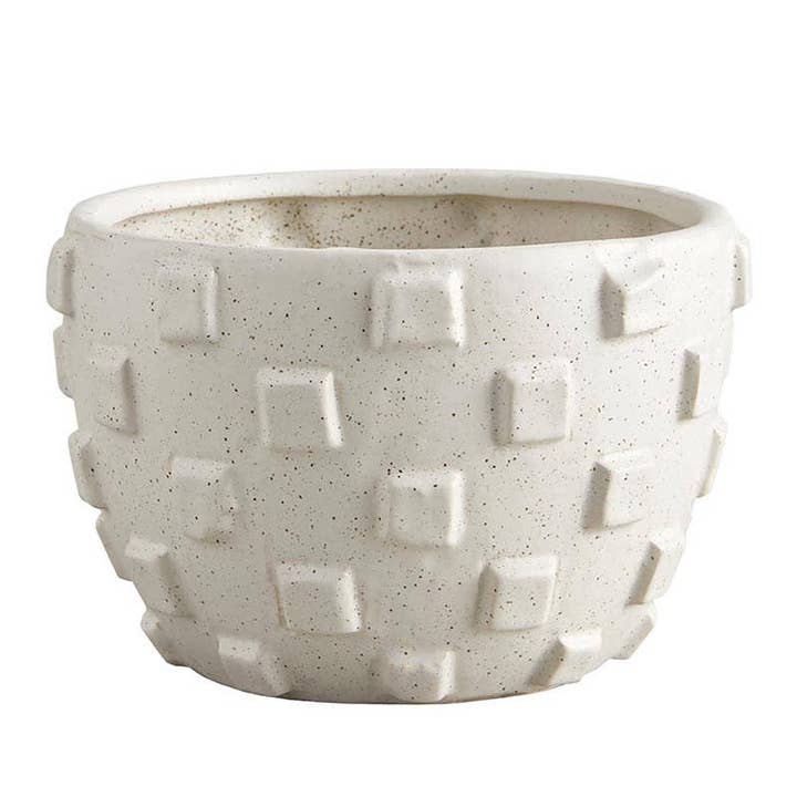 Angle - Wholesale Plant Pot - Wide Sq Texture Pot Sm