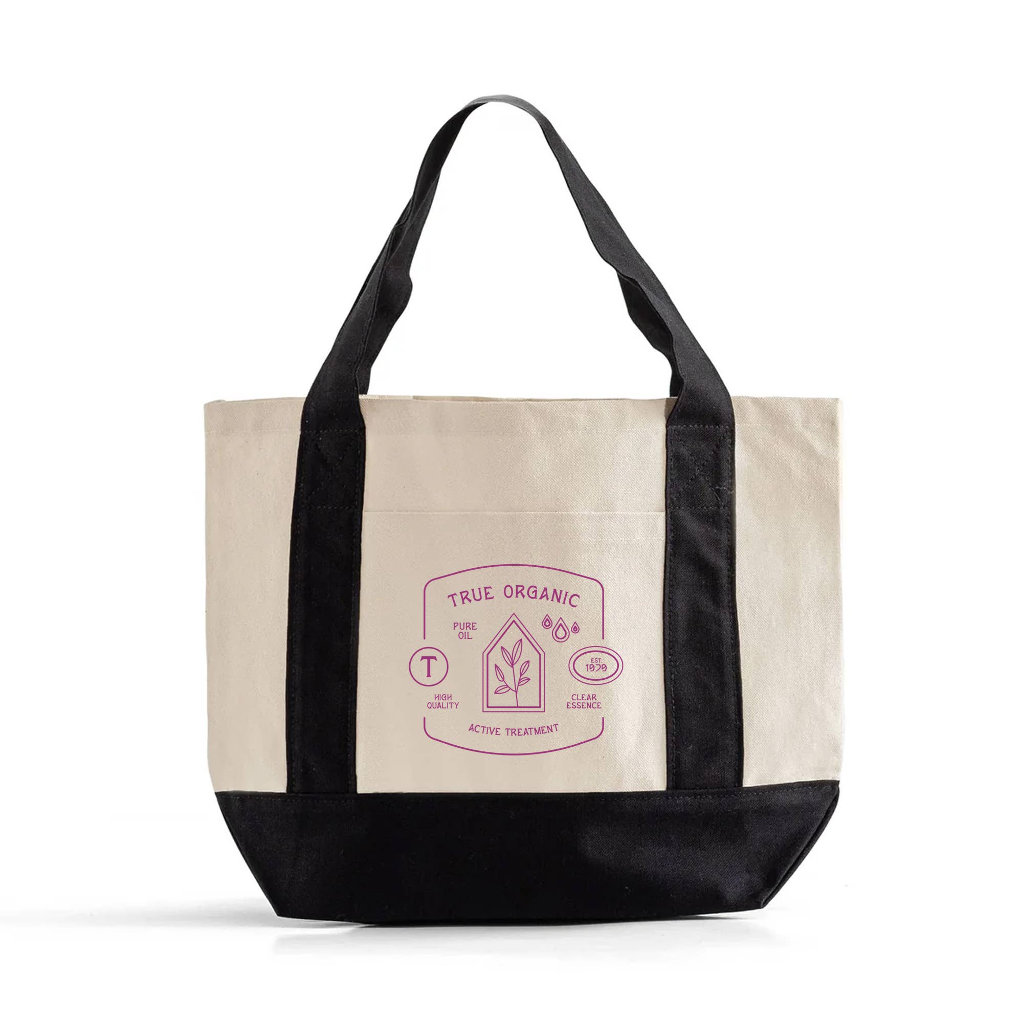 Sockprints - Wholesale Tote Bag - Women's - Mini Iconic Shopping Bag with Trim - Add Your Own Design9