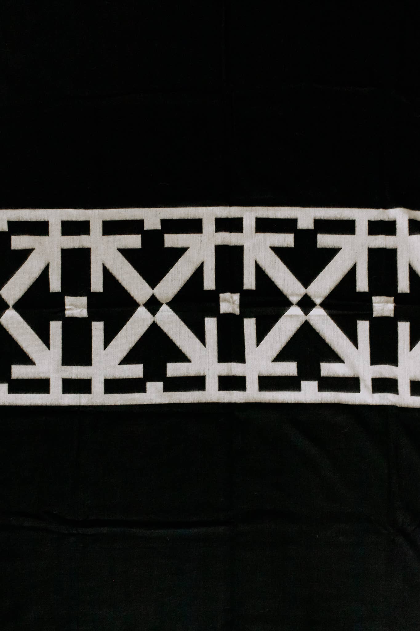 Beyond Borders Collective | Artisan-Made Blankets & Throws - Wholesale Throw Blanket - Destino Blanket - Natural / Black | home decor | Spring Deco5