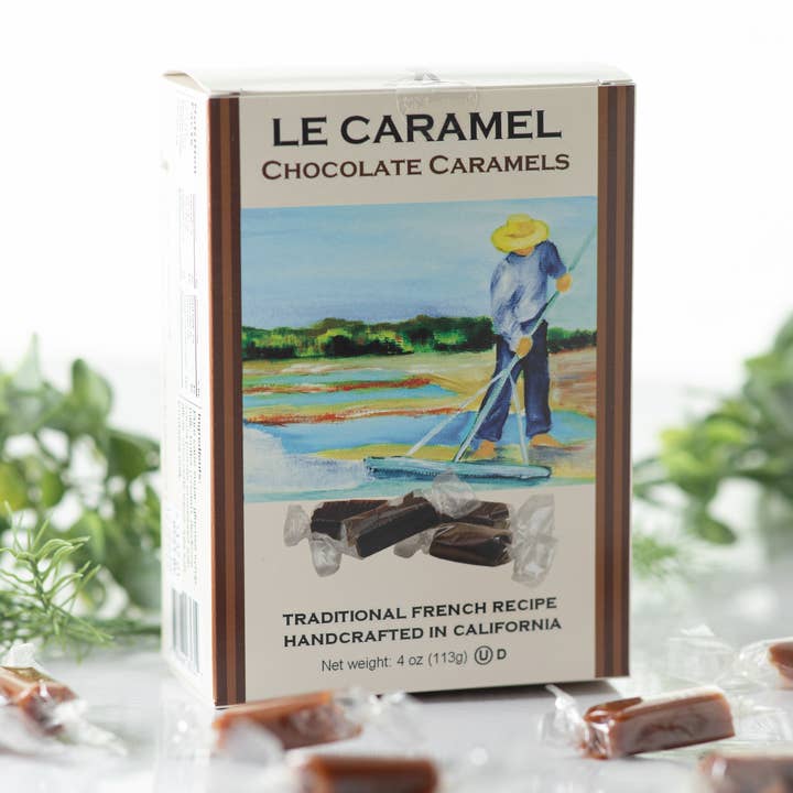 Chocolate Caramels - 4oz Box for wholesale by Le Caramel