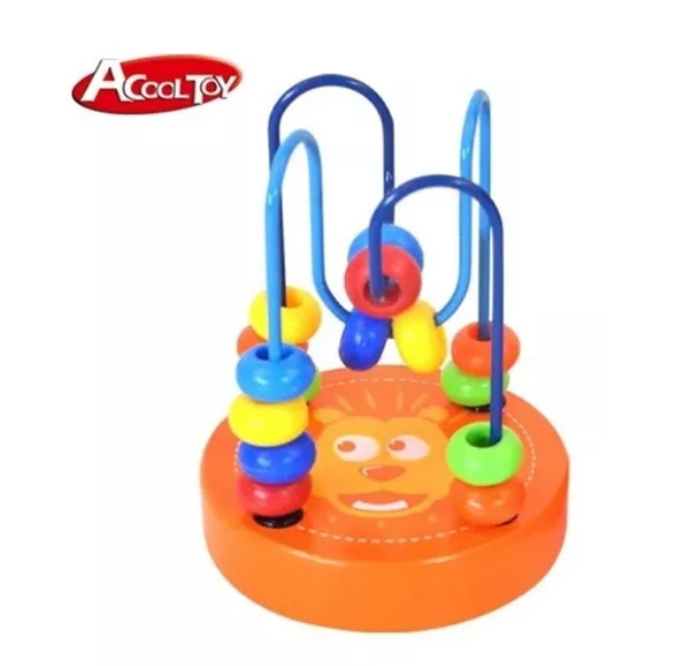ACOOL TOY - Wholesale Wood Toy - Kids - AC7651   Lion Bead Maze0