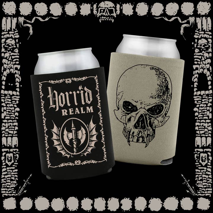 CONFEZIONE DA 2 PORTALATTINE IN SCHIUMA per la vendita all'ingrosso da parte di Horrid Realm