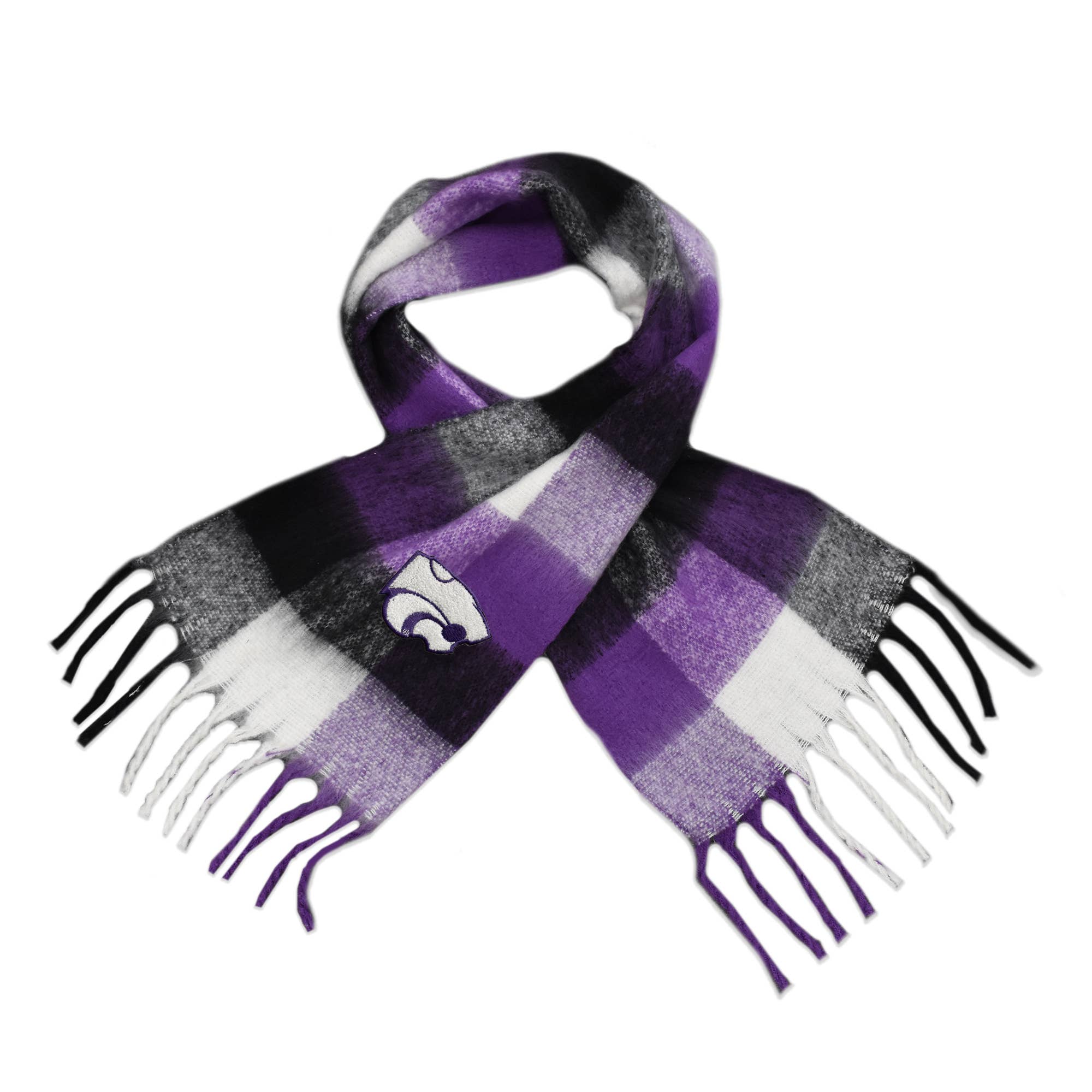Little Earth Productions - Wholesale Scarf - Unisex - NCAA Kansas State Wildcats Super Soft Scarf2