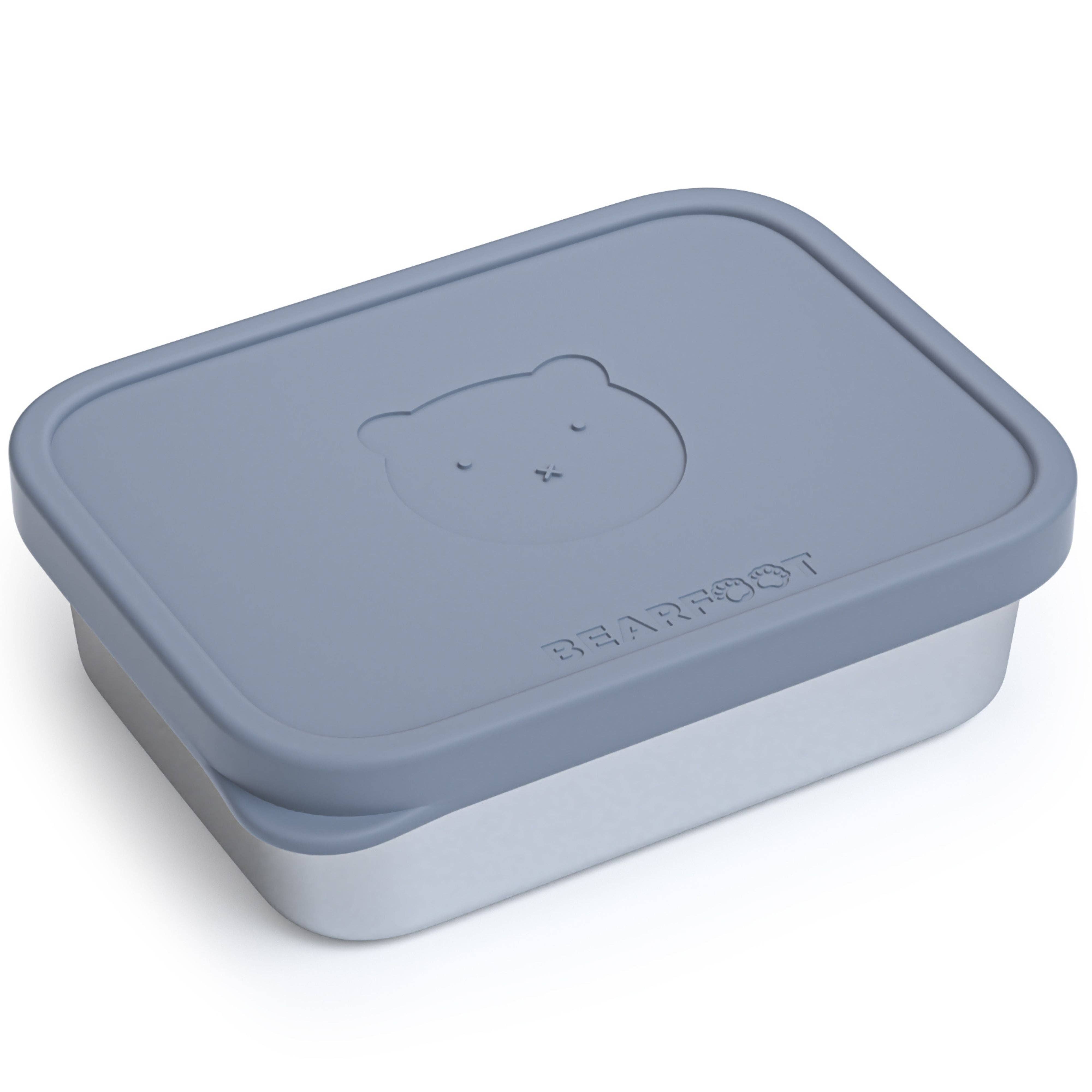 BEARFOOT - Wholesale Lunch Bag/Box - Kids - Children's stainless steel lunchbox with silicone insert - Blue9