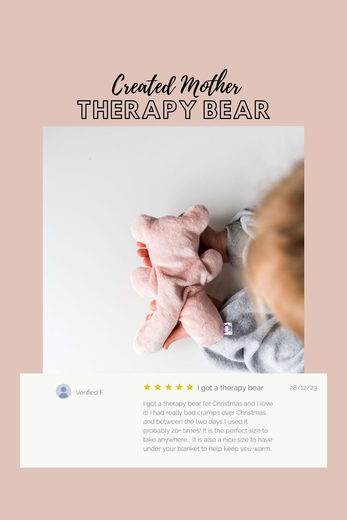 Created Mother – Großhandel Wärme-/Kältekompresse – Therapie-Pack in Bärenform für Heiße und Kalte Anwendungen16