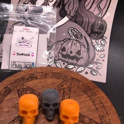 Rebel Potions - Wholesale Wax melt - Samhain mini skull wax melts0