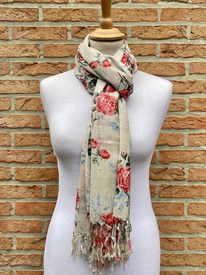 SJAAL GIARDINO - 100% VISCOSE voor wholesale door DIWALI PARIS