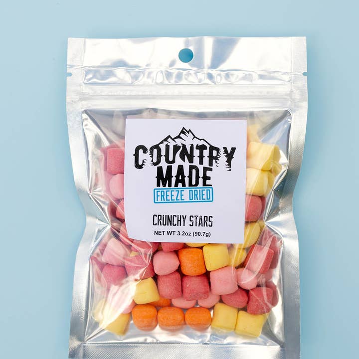 Country Made Freeze Dried - Wholesale Hard Candy - Freeze Dried Crunchy Stars
