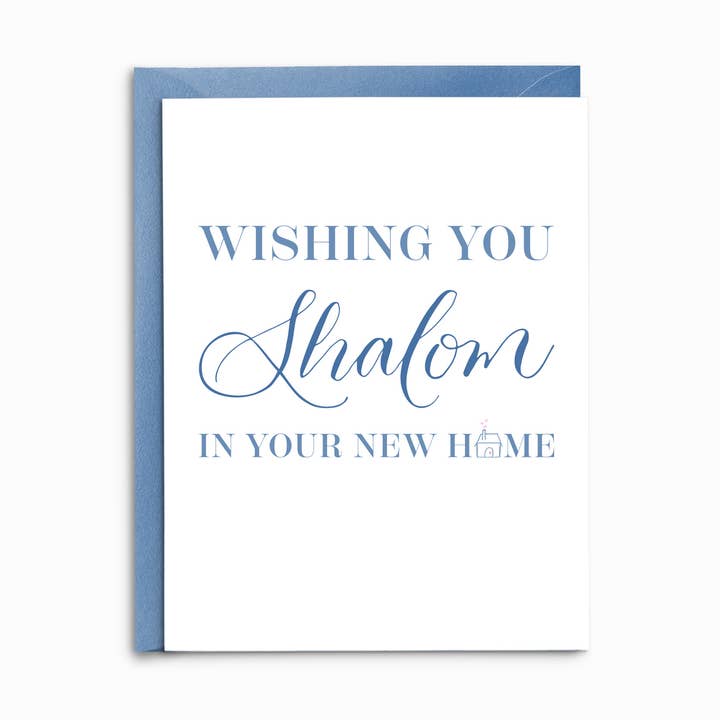 Tarjeta de inauguración judía: Shalom in Your New Home para venta al por mayor de Annabel Reese
