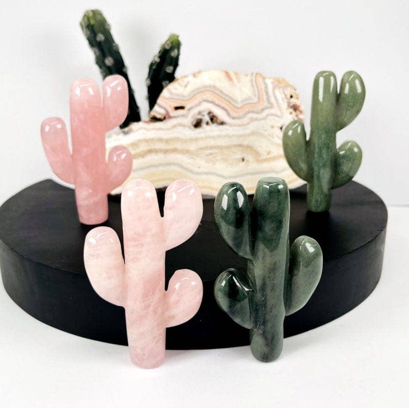 Rock Paradise - Wholesale Spiritual Stone/Crystal - Crystal Cactus - Carved Stone4