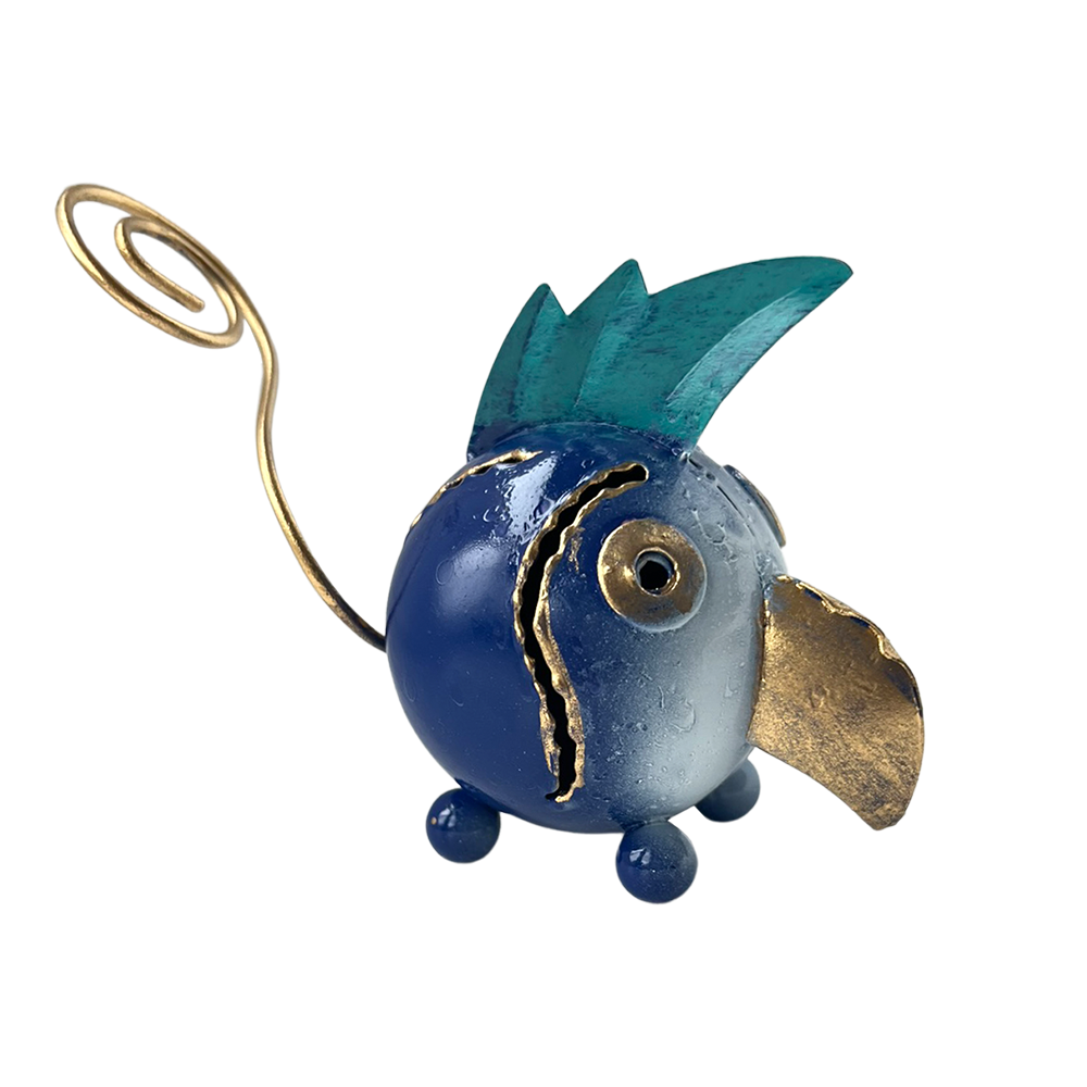 VIE - Venta al por mayor Figura decorativa - Extravagante animal de cola rizada de metal, aproximadamente 8 x 7 x 4 cm41