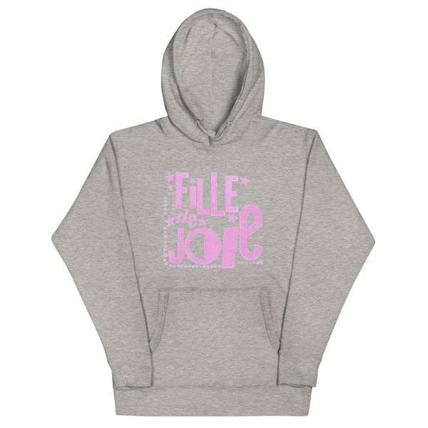 Unisex Hoodie Girl of Joy for wholesale by La fabrique de MOTS MAGIQUES