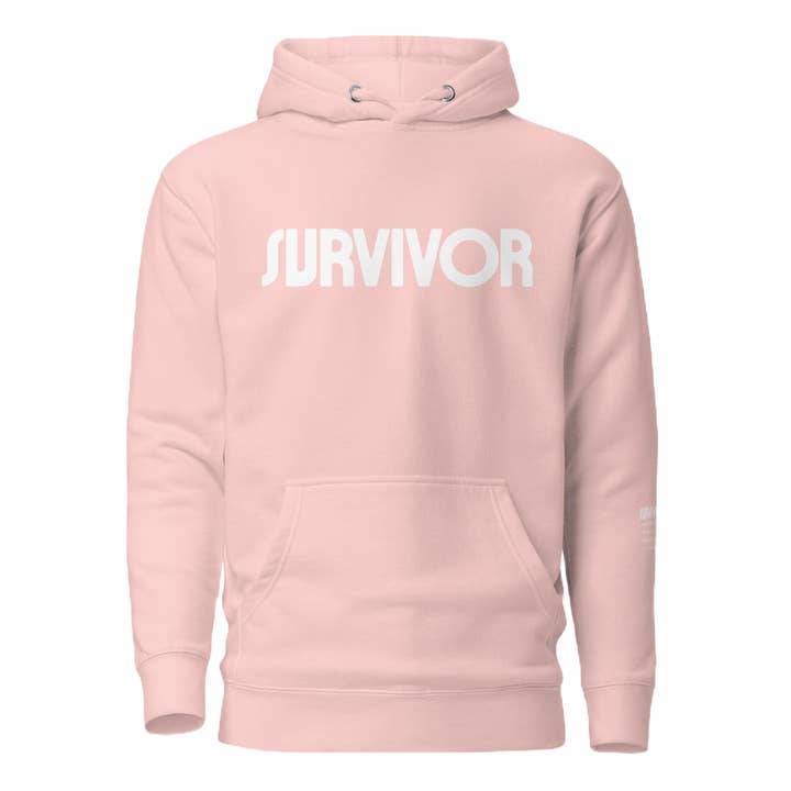 Survivor | Permanent Collection Breast Cancer Hoodie for wholesale by Wear ONEWORD