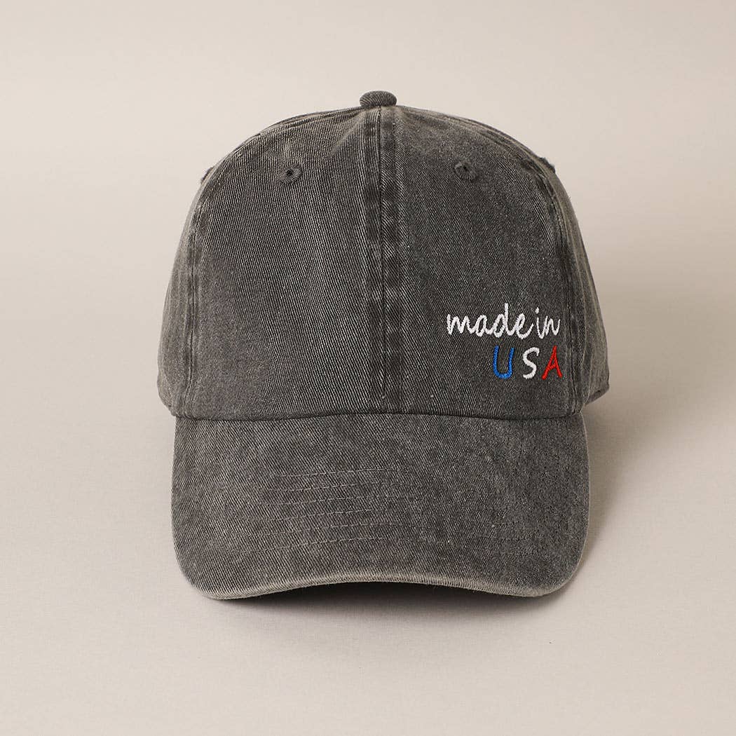 Fashion City – wholesale Baseball cap – Women's – Made in USA Embroidered Cotton Baseball Cap5