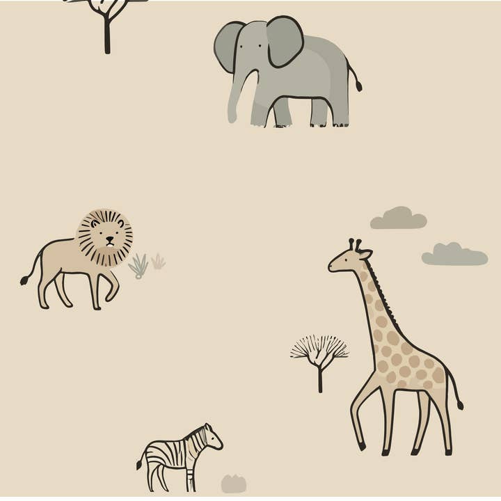 Conjuntos a Juego (Largo) - Animales de Safari para venta al por mayor de Willow+Co