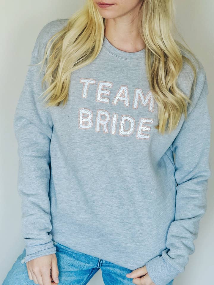 Camisola Team Bride - Cinza por atacado de Locale